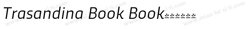 Trasandina Book Book字体转换